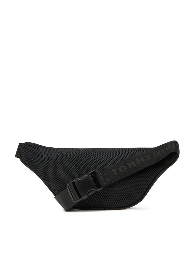 Tommy Hilfiger Saszetka nerka Tommy Hilfiger Th Repreve Bumbag AM0AM13188 Czarny