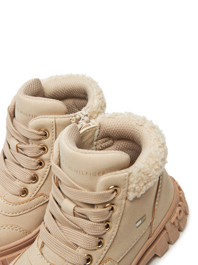 Tommy Hilfiger Bakancs Tommy Hilfiger Lace-Up Bootie T1A5-33597-1628 M Bézs