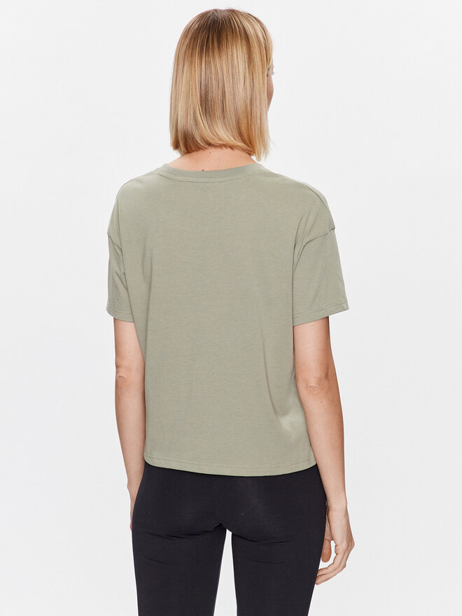 New Balance New Balance T-Shirt Stacked WT03805 Grün Relaxed Fit