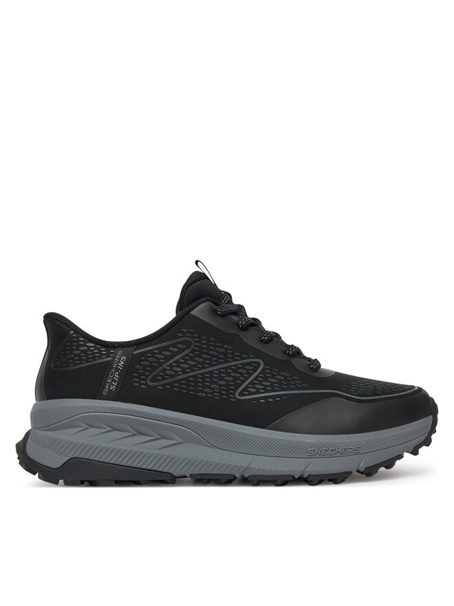 Skechers Pārgājienu apavi Skechers Switch Back-Mist 237685/BKMT Melns