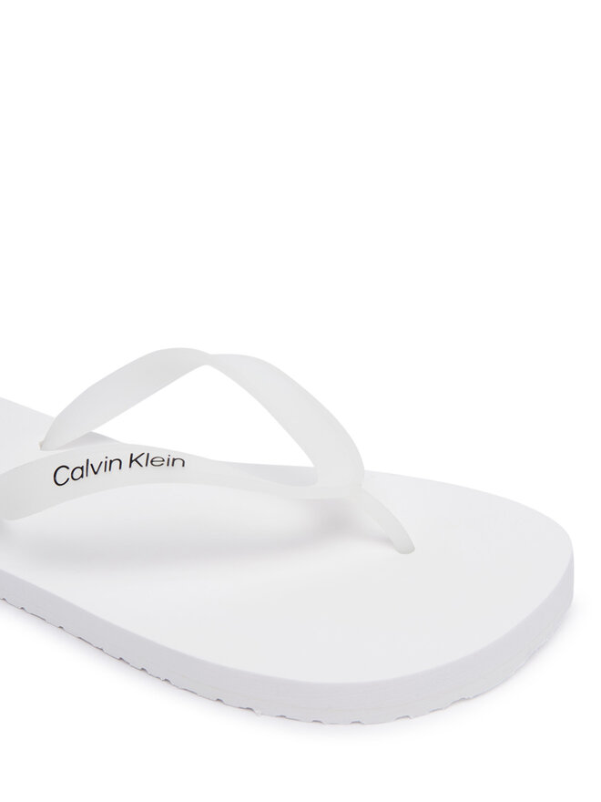 Calvin Klein Zehentrenner Calvin Klein Logo Strap HM0HM02105 Weiß