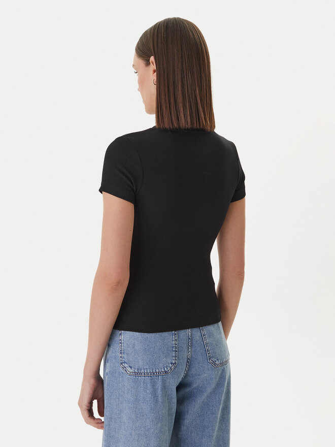 Guess Jeans Guess Jeans Футболка W6GPZ3 KA0H1 Чорний Slim Fit