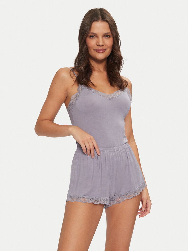 Hunkemöller Hunkemöller Pyjama 206601 Grau Regular Fit