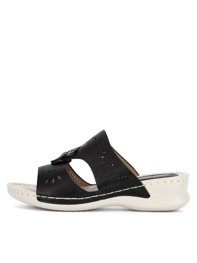 Clara Barson Pantoletten Clara Barson WYL05010-13 Schwarz