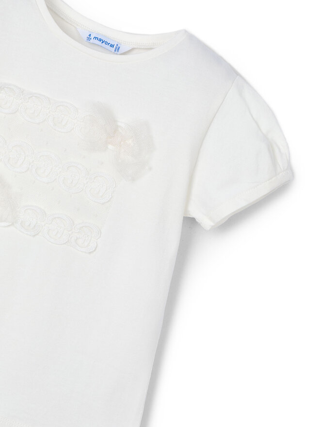 Mayoral Mayoral Camiseta 3001 Écru Regular Fit