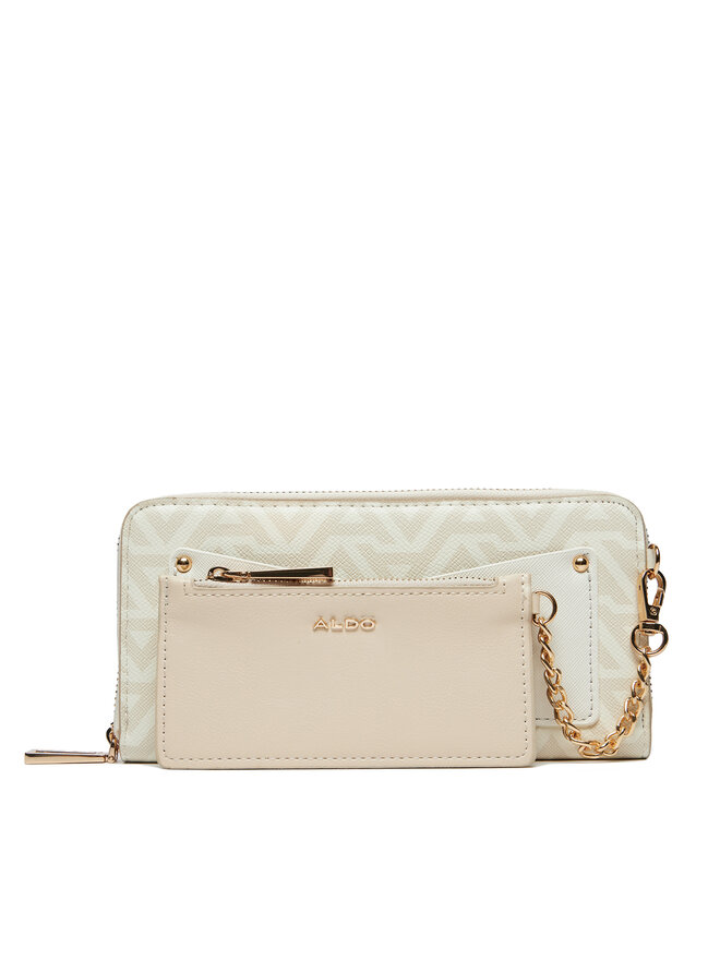 Cartera grande para mujer Aldo Esai 13629910 Ecru zapatos.es