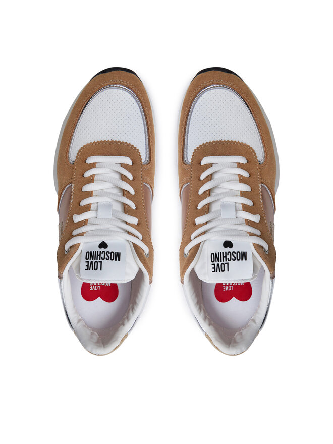 LOVE MOSCHINO Снікерcи LOVE MOSCHINO JA15455G0LIN210A Коричневий