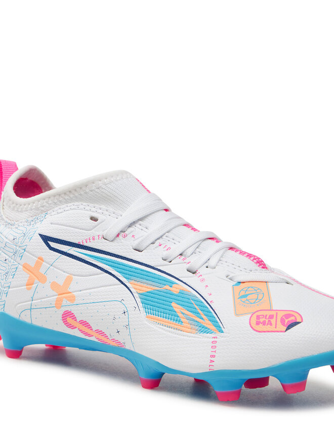 Puma Futbalové topánky Puma ULTRA 5 MATCH VOL. UP FG/AG Jr 108065 01 Biela
