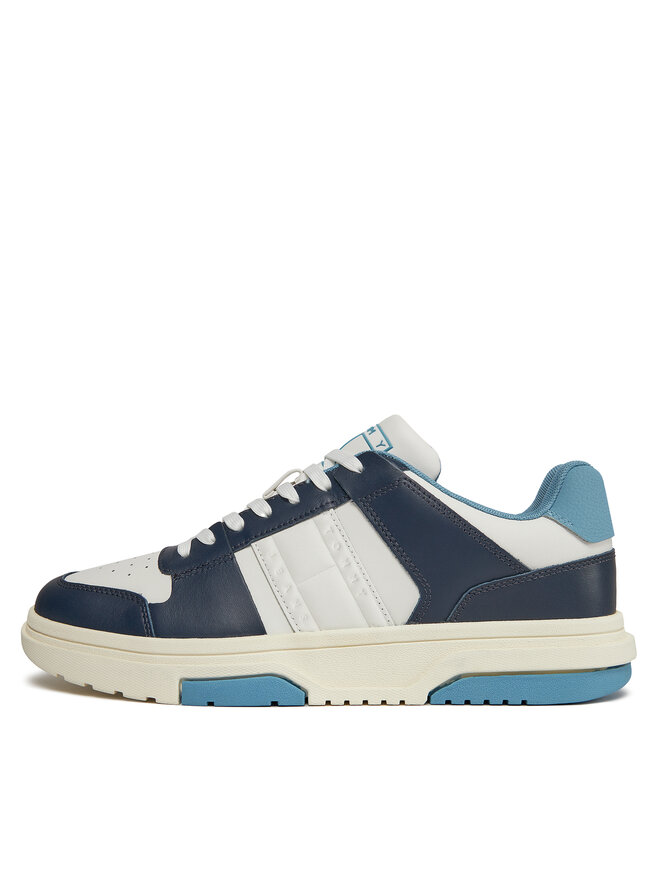 Tommy Jeans Sneakersy Tommy Jeans Tjm Leather Cupsole 2.0 EM0EM01283 Tmavomodrá