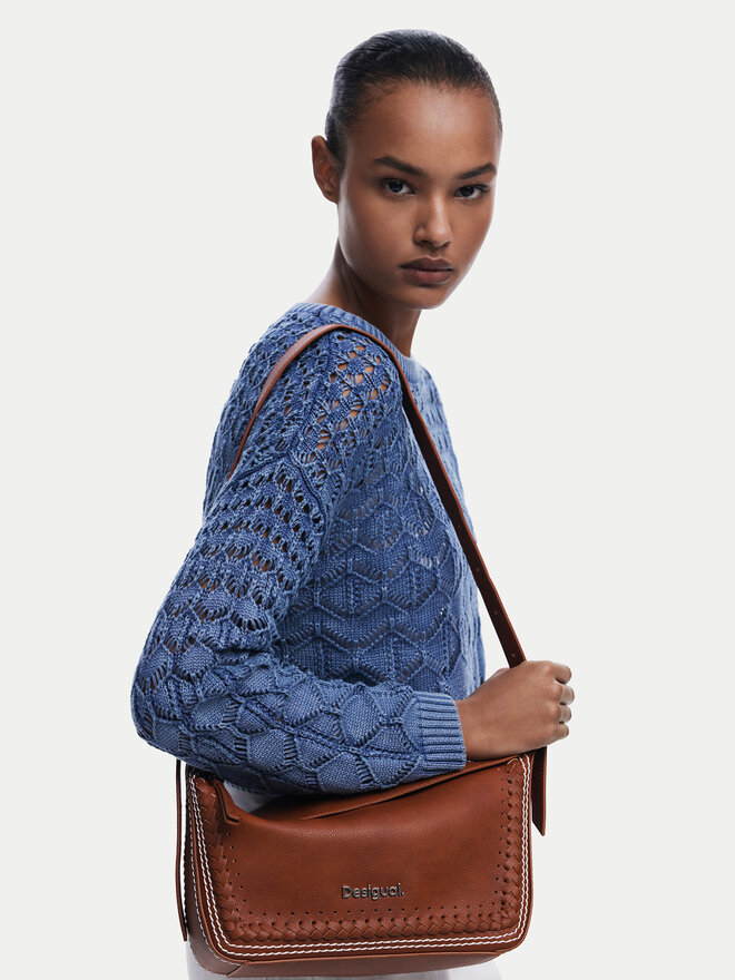 Desigual Torebka Desigual 25SAXP52 Brązowy
