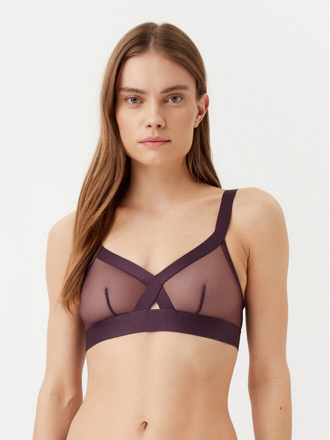 DKNY DKNY Varrásmentes melltartó DK4084 Lila