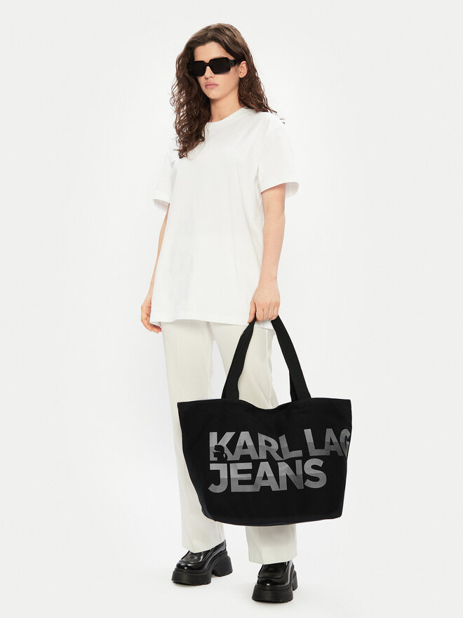 KARL LAGERFELD Rankinė KARL LAGERFELD A1W50055 Juoda