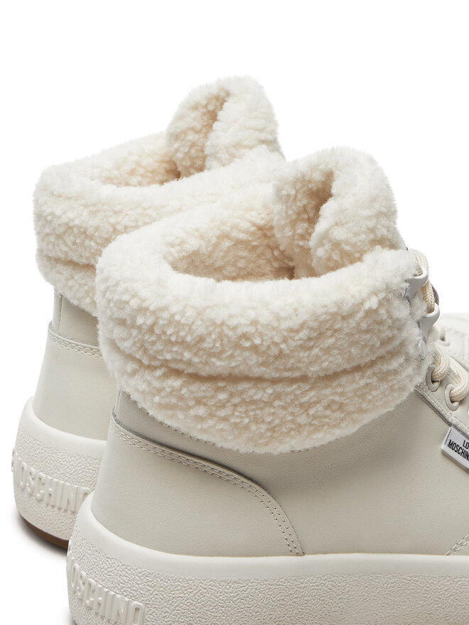 LOVE MOSCHINO Боти LOVE MOSCHINO JA15175G1LIAG10A Екрю