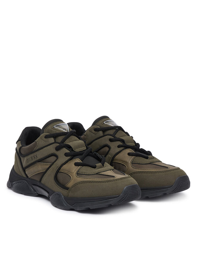 Guess Sneakers Guess FMFCAR ELE12 Grün