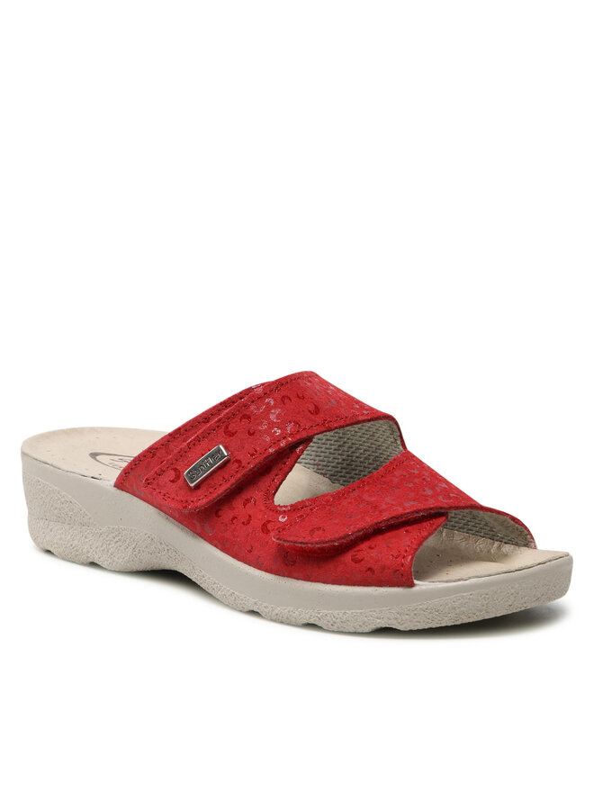 Mules sandales de bain Saniflex 83227 10 Rouge chaussures