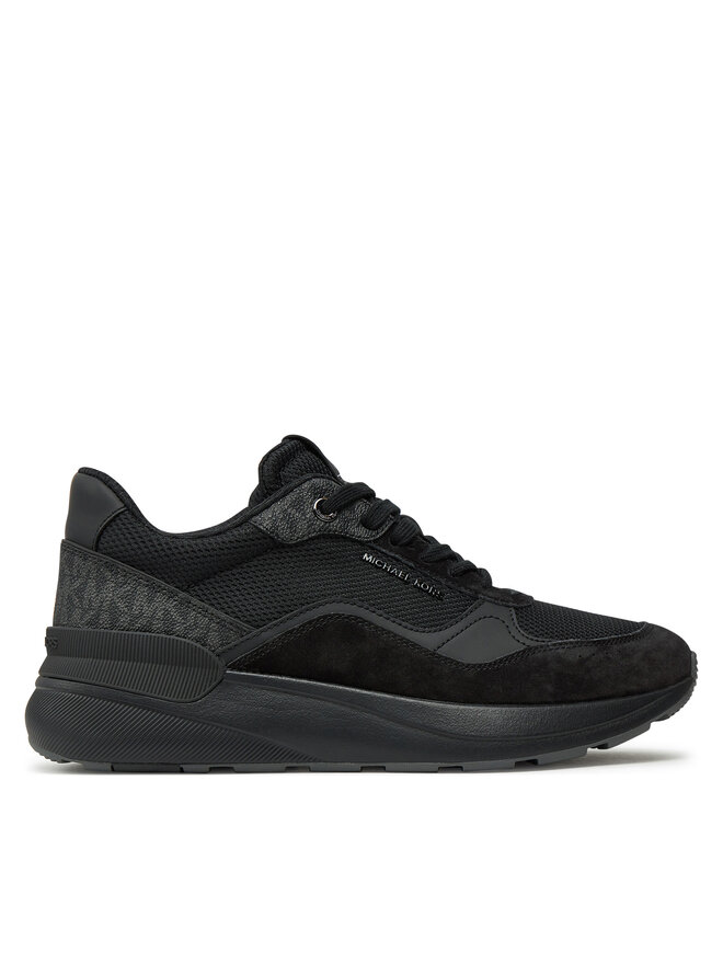 MICHAEL Michael Kors Αθλητικά MICHAEL Michael Kors Trevor Mixed-Media Trainer 42F4TRFS7D Μαύρο
