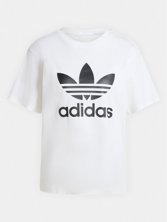 adidas adidas Marškinėliai Trefoil IR9534 Balta Regular Fit