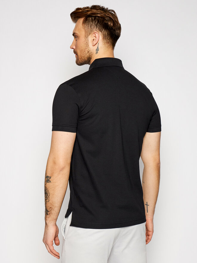 Tommy Hilfiger Tommy Hilfiger Poloshirt 1985 MW0MW17770 Schwarz Regular Fit