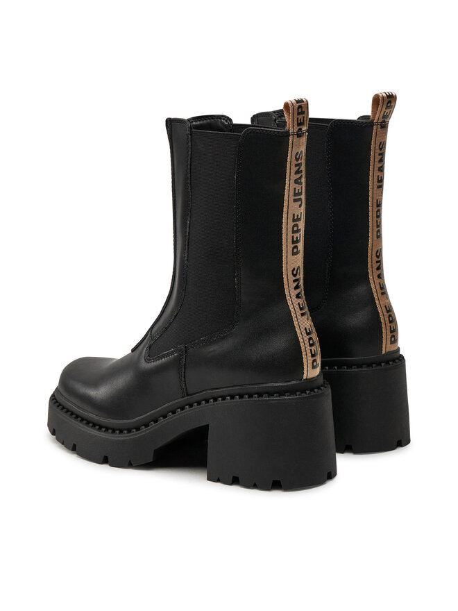 Pepe Jeans Ботильйони Pepe Jeans Glen PLS50550 Чорний