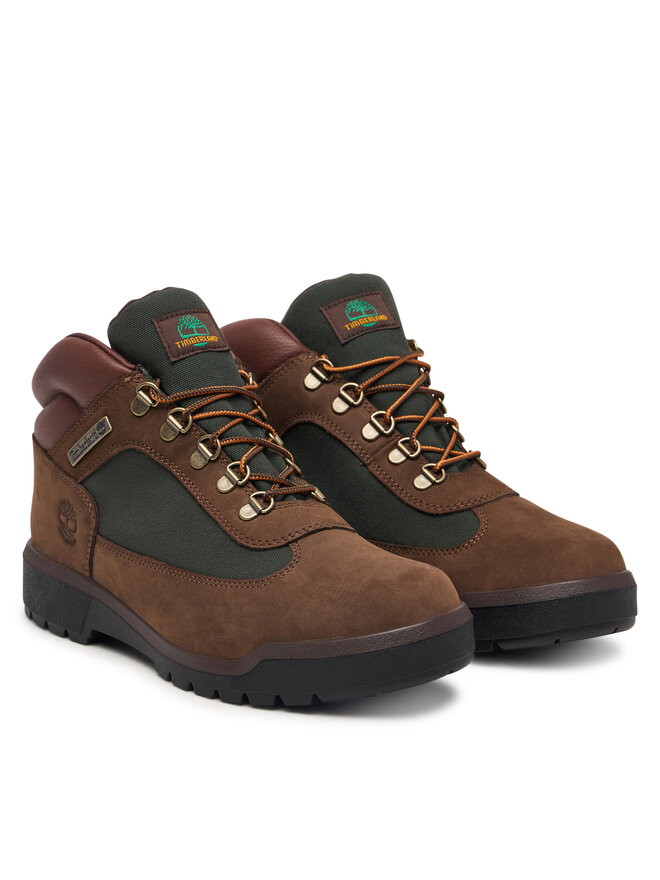 Timberland Schnürschuhe Timberland Field Boot TB0A42SGW071 Dunkelbraun
