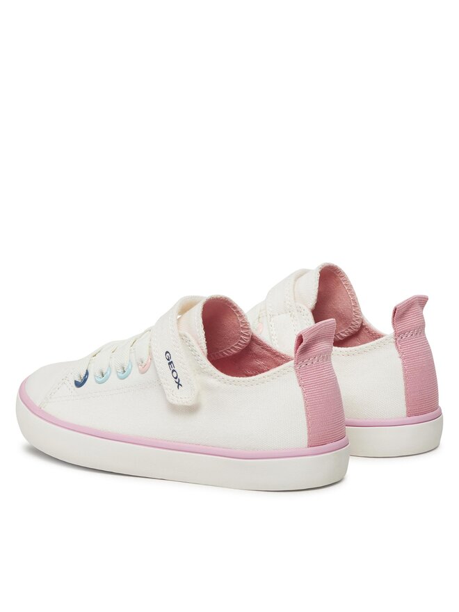 Geox Tornacipő Geox J Gisli Girl J454NA 00010 C1000 S Fehér
