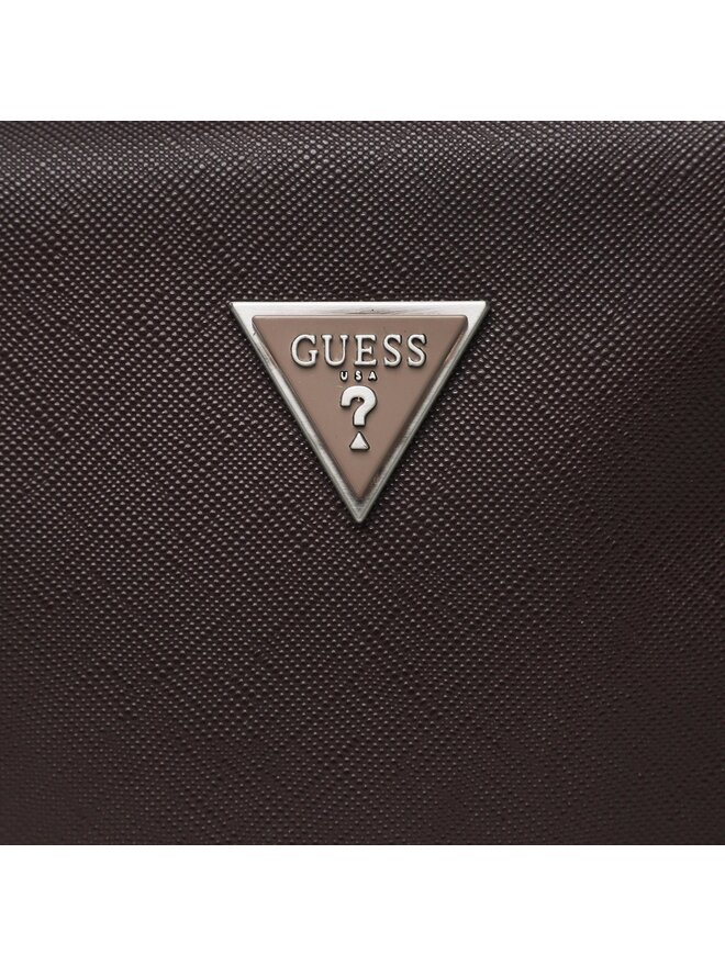 Guess Umhängetasche Guess Certosa Saffiano Smart Mini Bags HMECSA P3254 Dunkelrot