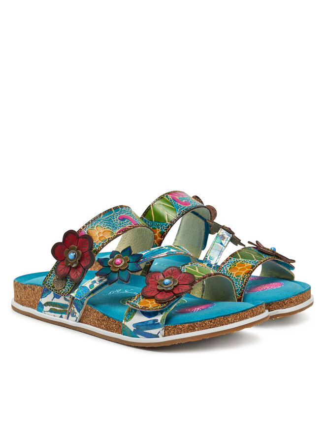 Laura Vita Pantoletten Laura Vita Brcyano 16 Blau