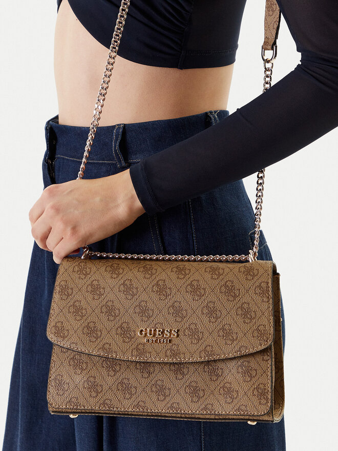 Guess Ročna torba Guess Calista HWSG73 34210 Rjava
