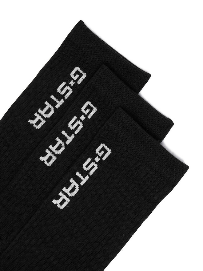 G-STAR Lange Socken G-STAR CEO_AS_G-STAR_312_W_AW26 (3-PACK) Schwarz