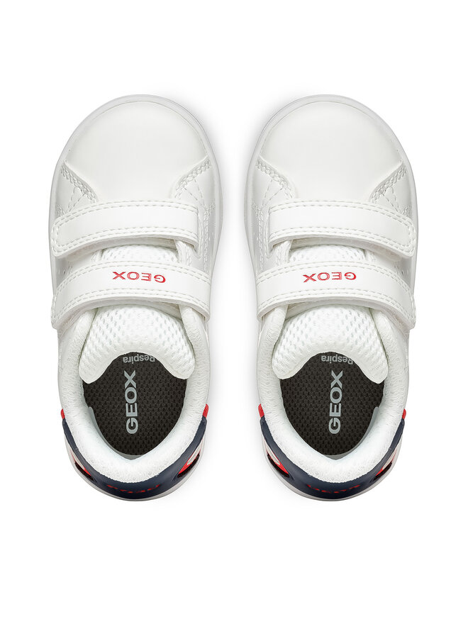 Geox Sneakersy Geox B Eclyper B365LA 000BC C0653 Biały