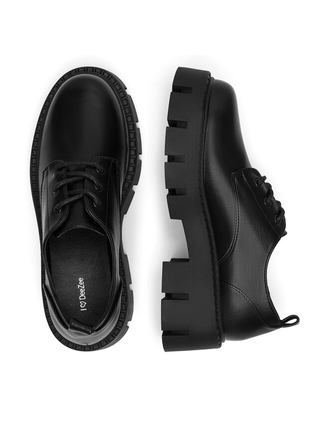 DeeZee Loafersy DeeZee HY24249-4 Czarny