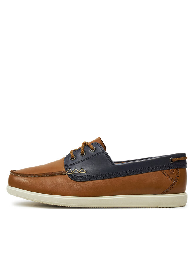 Clarks Polobotky Clarks Bratton Boat 26176097 Hnědá