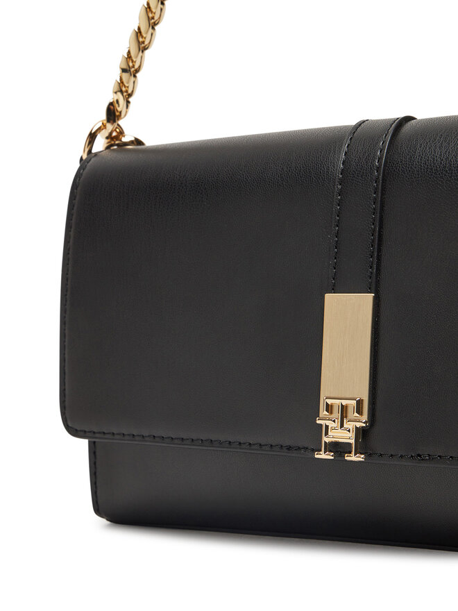 Tommy Hilfiger Bolso Tommy Hilfiger Th Heritage Conv Crossover Chain AW0AW17223 Negro