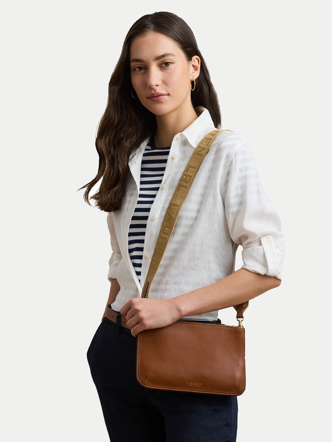 LAUREN RALPH LAUREN Kabelka LAUREN RALPH LAUREN 431970155002 Hnědá