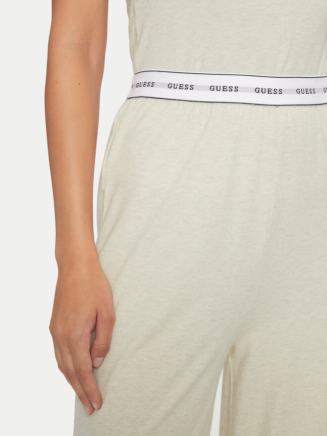 Guess Guess Pijama O4YX02 KBBU1 Écru Regular Fit
