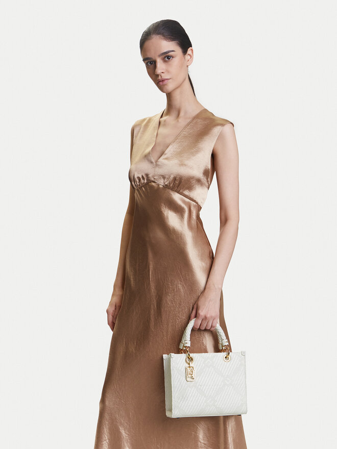 Elisabetta Franchi Geantă Elisabetta Franchi BS13A51E2 360 Alb