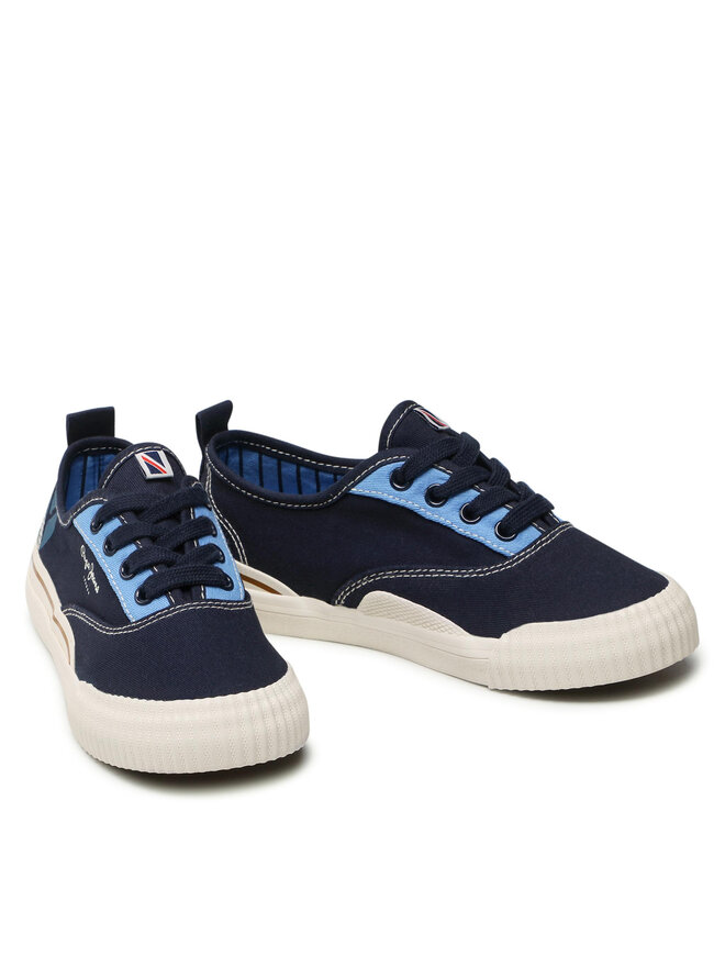 Pepe Jeans Tenisice Pepe Jeans Ottis Bamba PBS30525 Tamnoplava