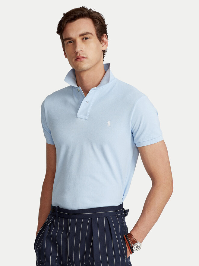 Polo Ralph Lauren Polo Ralph Lauren Poloshirt Core Replen 710795080 Himmelblau Slim Fit