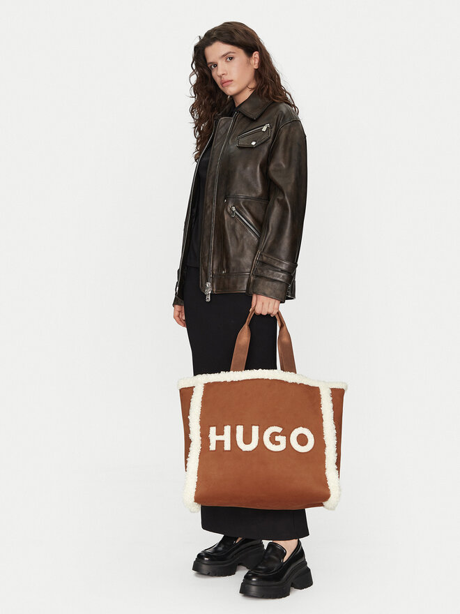 HUGO Torebka Hugo 50529375 Brązowy