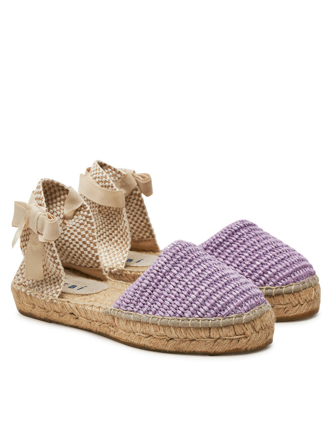 Manebi Espadrilky Manebi Yucatan Flat Valenciana Espadrilles G 3.3 P0 Fialová