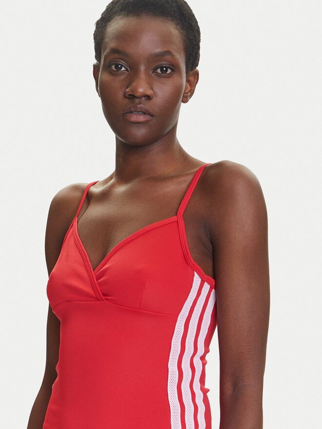 adidas adidas Felső Seasonal Essentials 3-Stripes JM1910 Piros Slim Fit