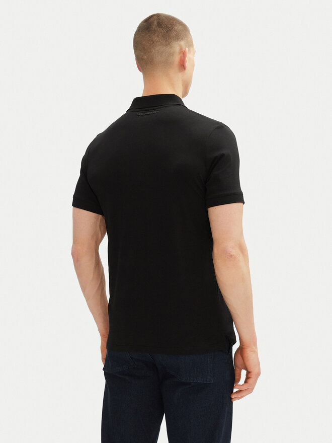 KARL LAGERFELD KARL LAGERFELD Poloshirt 745710 500224 Schwarz Regular Fit
