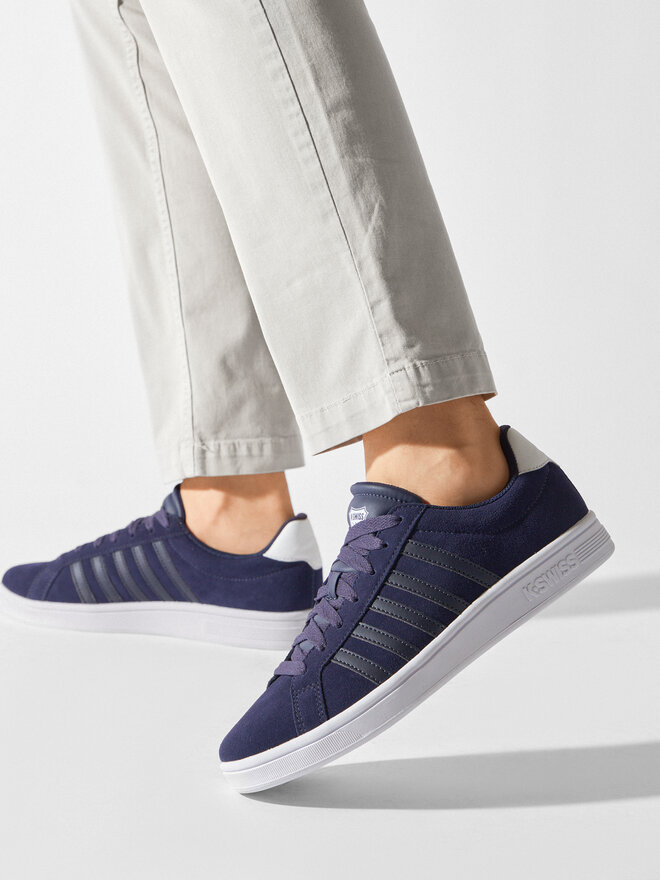 K-Swiss Court Tiebreak II Sde sneakers grijs/lichtgrijs