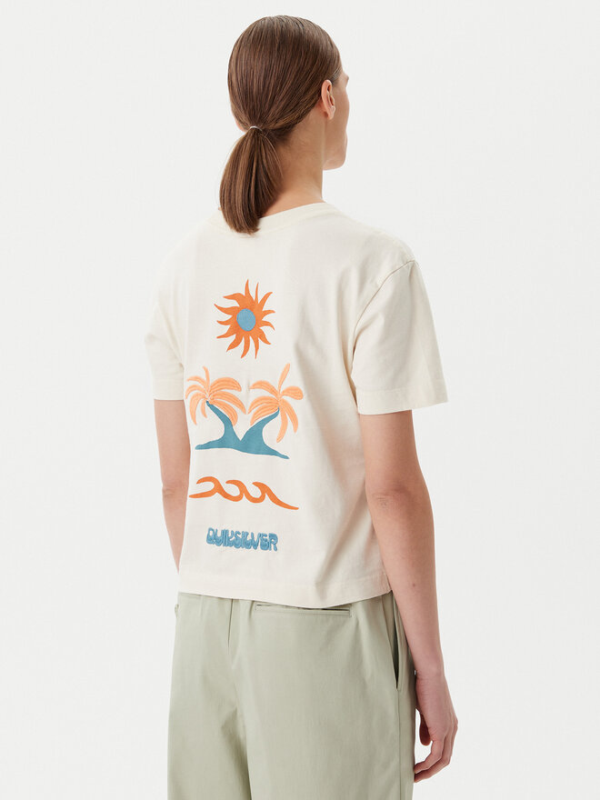 Quiksilver Quiksilver Marškinėliai EQWZT03181 Smėlio Relaxed Fit