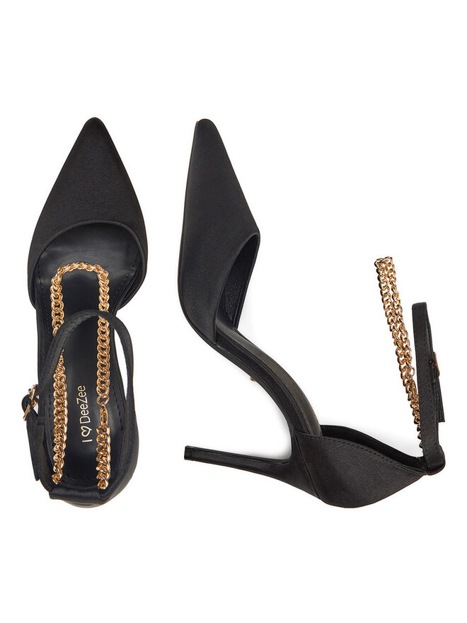 DeeZee Pantofi cu toc subțire DeeZee BG-0228-3 Negru