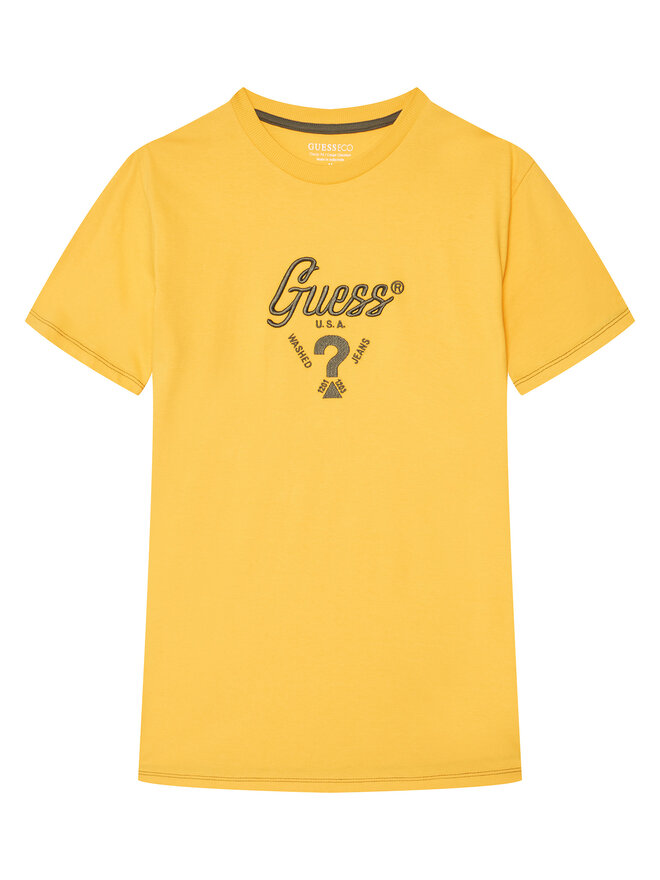 Guess Guess Футболка L6GI06 K8HM4 Жовтий Relaxed Fit