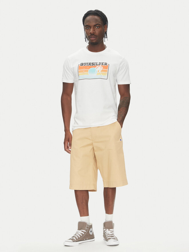 Quiksilver Quiksilver T-Shirt EQYZT08065 Weiß Regular Fit