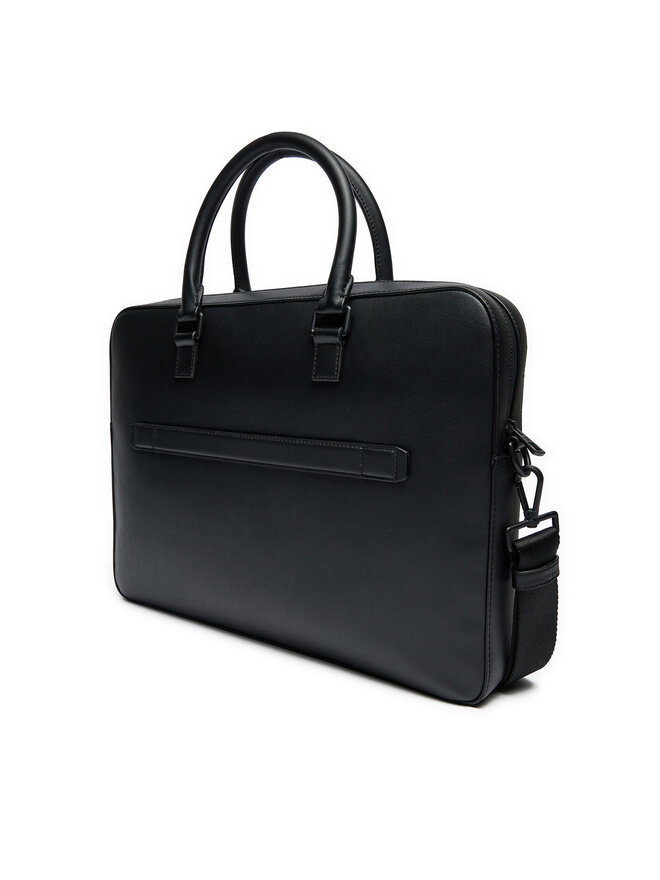Tommy Hilfiger Porta PC Tommy Hilfiger Monogram Computer Bag AM0AM12675 Nero