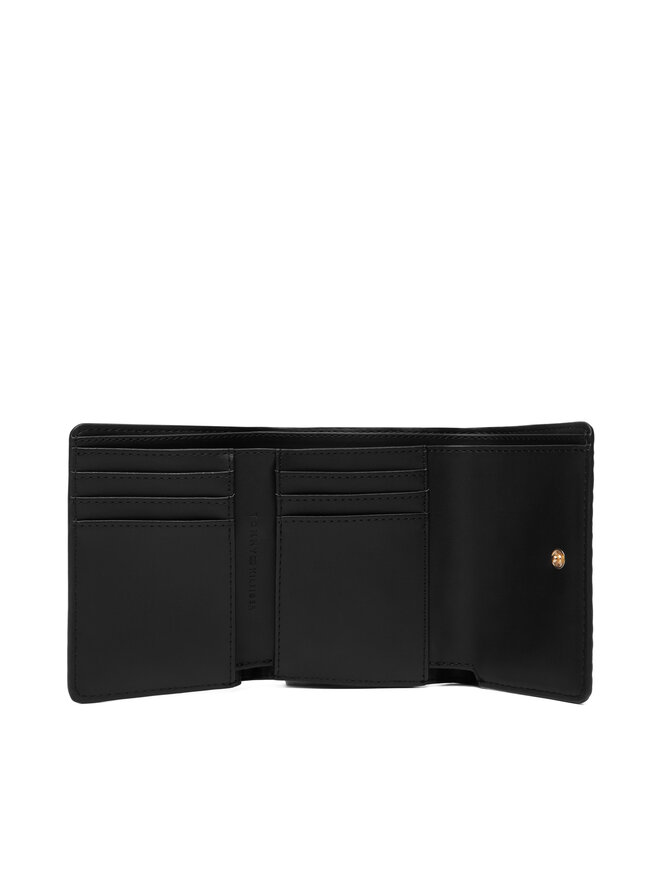 Tommy Hilfiger Geldbörse Tommy Hilfiger Th Icon Trifold Mono AW0AW18484 Schwarz