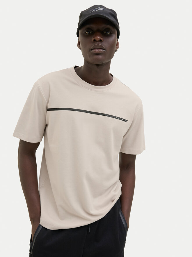 Jack&Jones Jack&Jones Marškinėliai Fusion 12273120 Smėlio Regular Fit